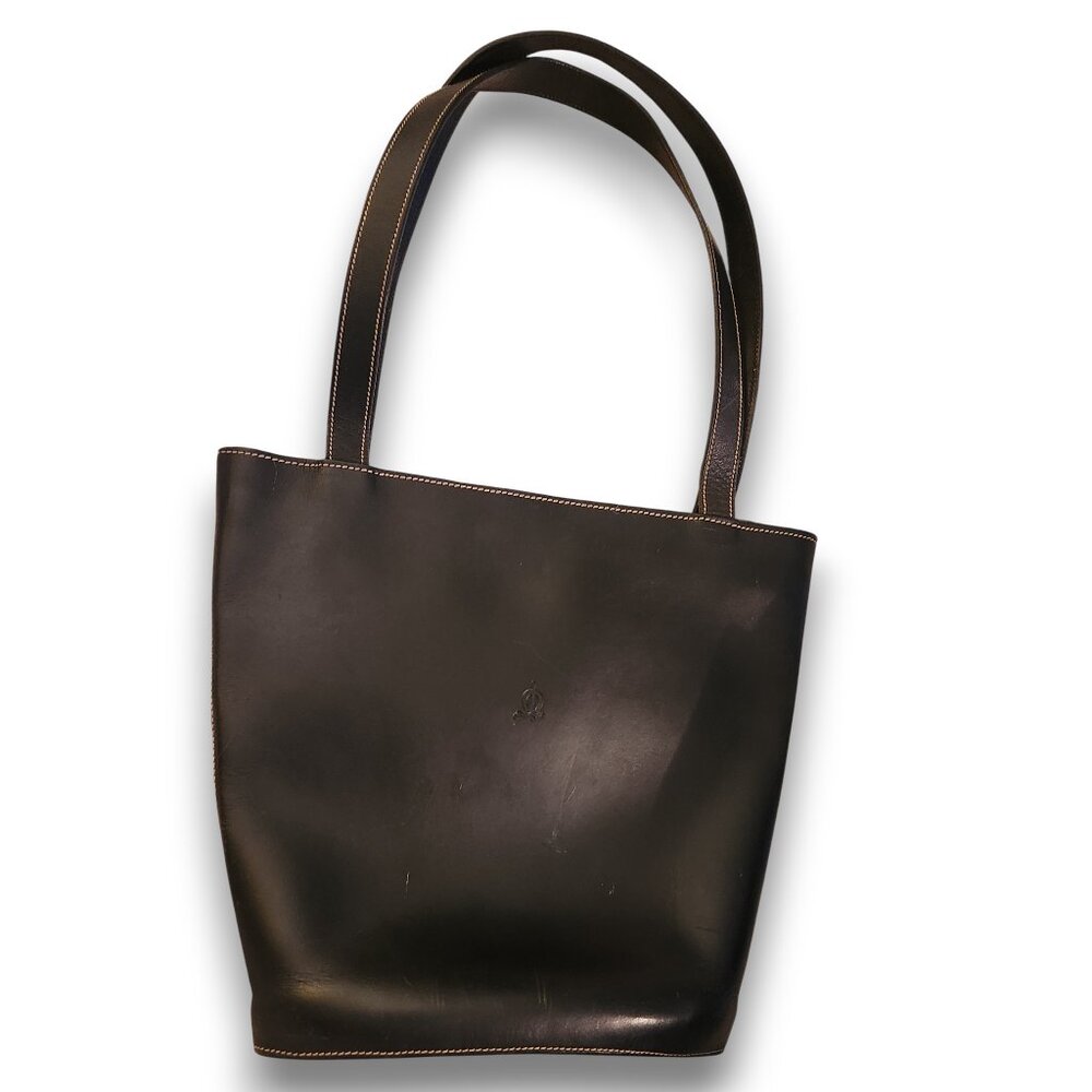El Caballo Spanish Black Leather Shoulder Bag